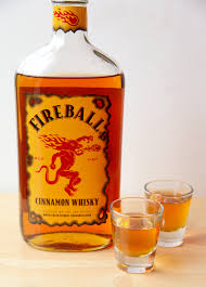 bar inventory Fireball shots