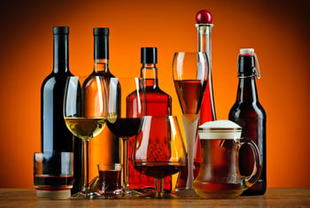 beer, liquor and wine products being tracked for bar inventory