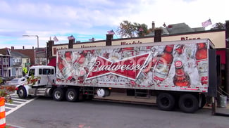 budweiser delivery truck - accounting for delivery values during the bar inventory process