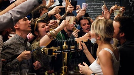 liquor bottles getting out of order on a busy bar shift