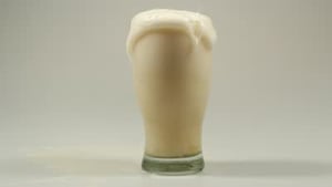 draft beer foam