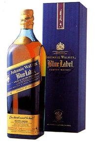 Down to the Serving Inventory for Johnny Walker Blue