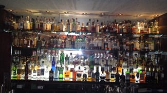 fully stocked bar after ordering guidelines have been established